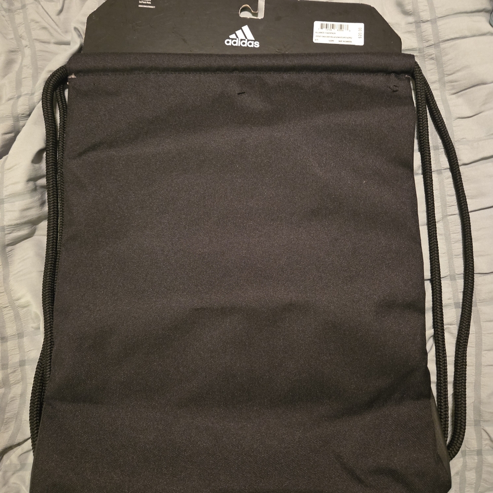 Adidas Classic Black Drawstring Backpack